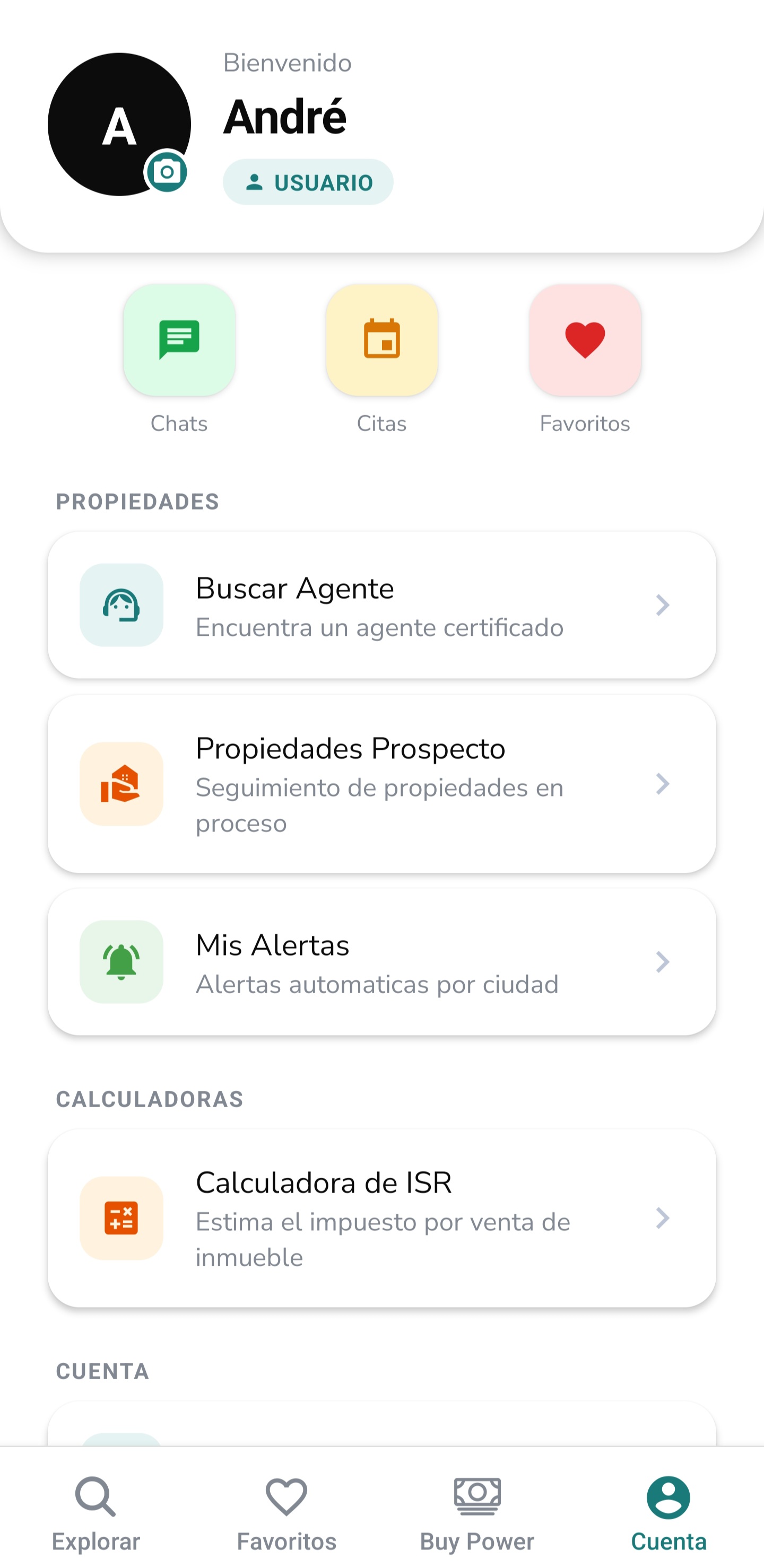 Perfil — tu cuenta